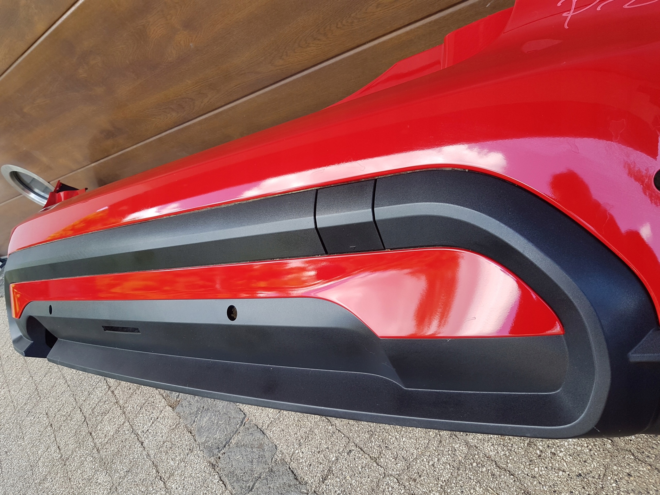 bumper rear MINI COOPER F55 LCI
