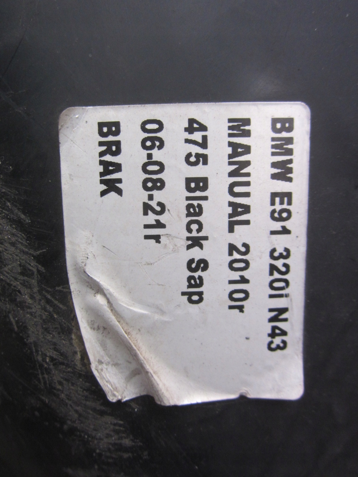 BMW E91 E90 mudguard left front left front rear part 51717059377
