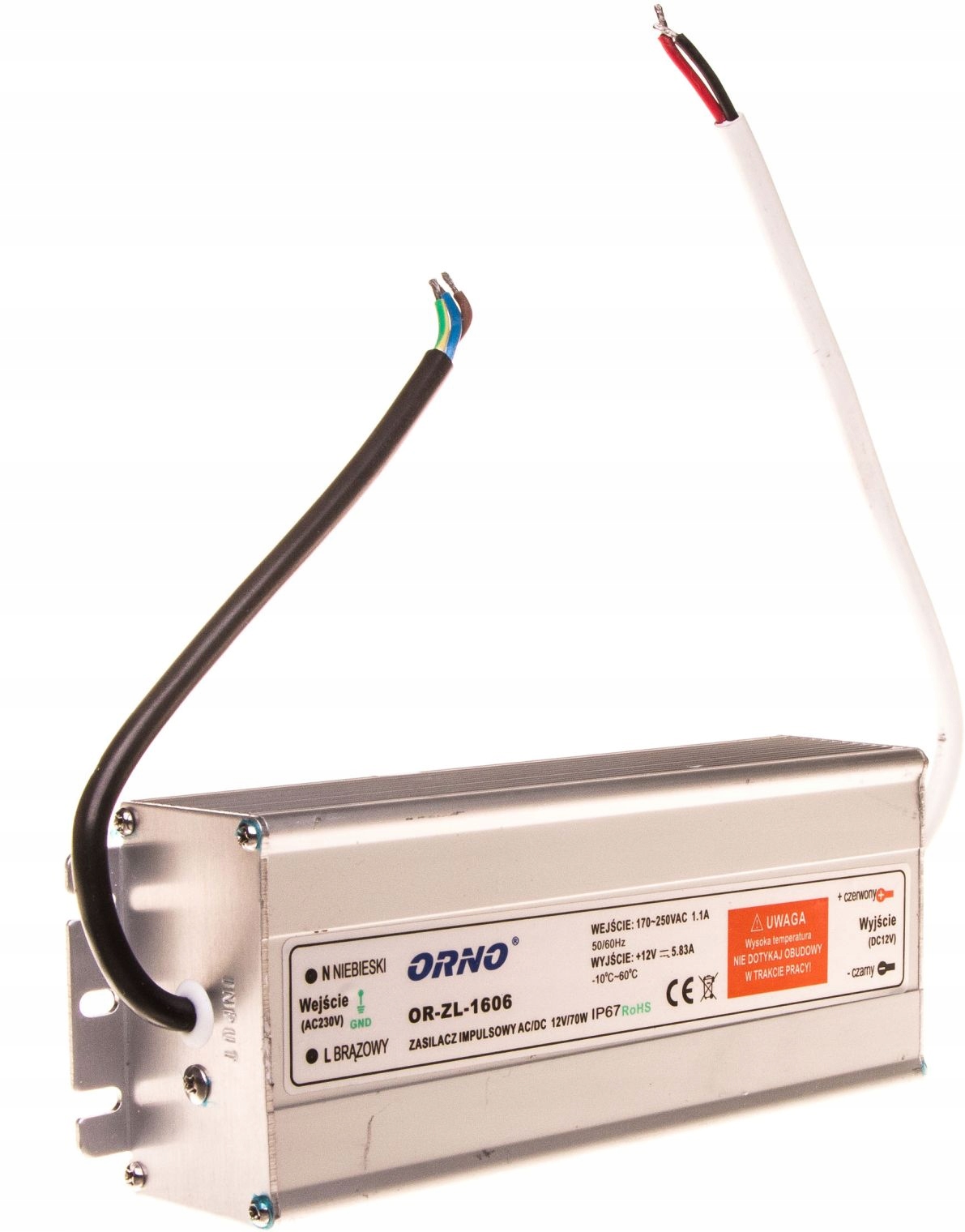 Napájecí zdroj pro Led osvětlení 90-265 V AC/12 V DC 70 W