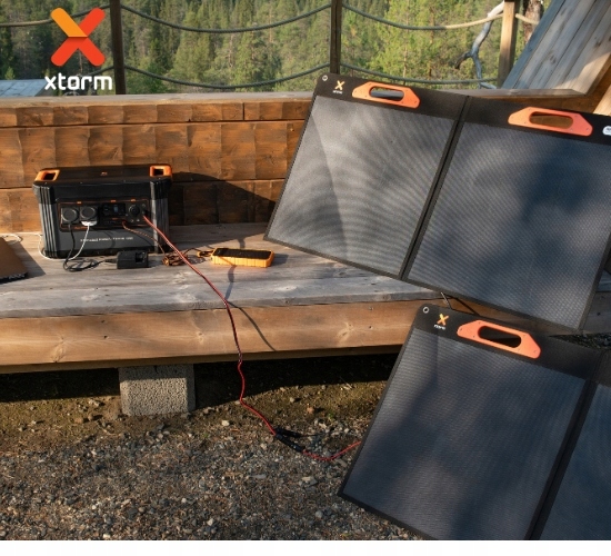 XTORM Mata solarna 21W Szerokość panelu solarnego 63 cm