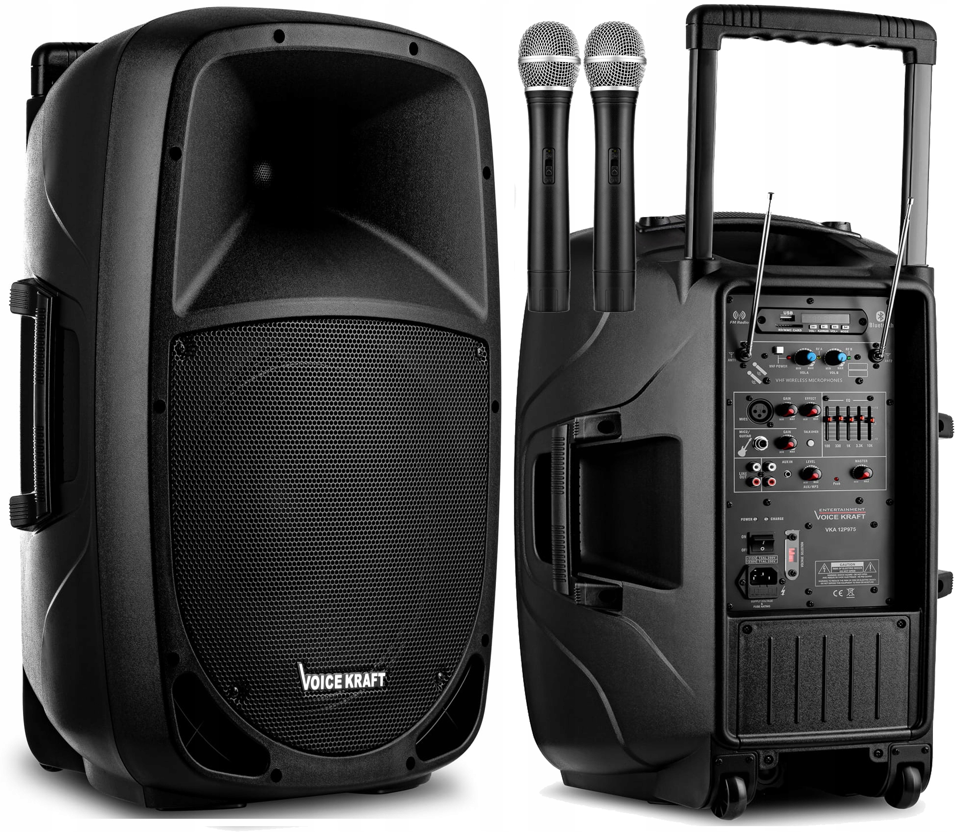 Profesjonalna Kolumna Głośnikowa Estradowa Przenośna Bluetooth Sala Plener