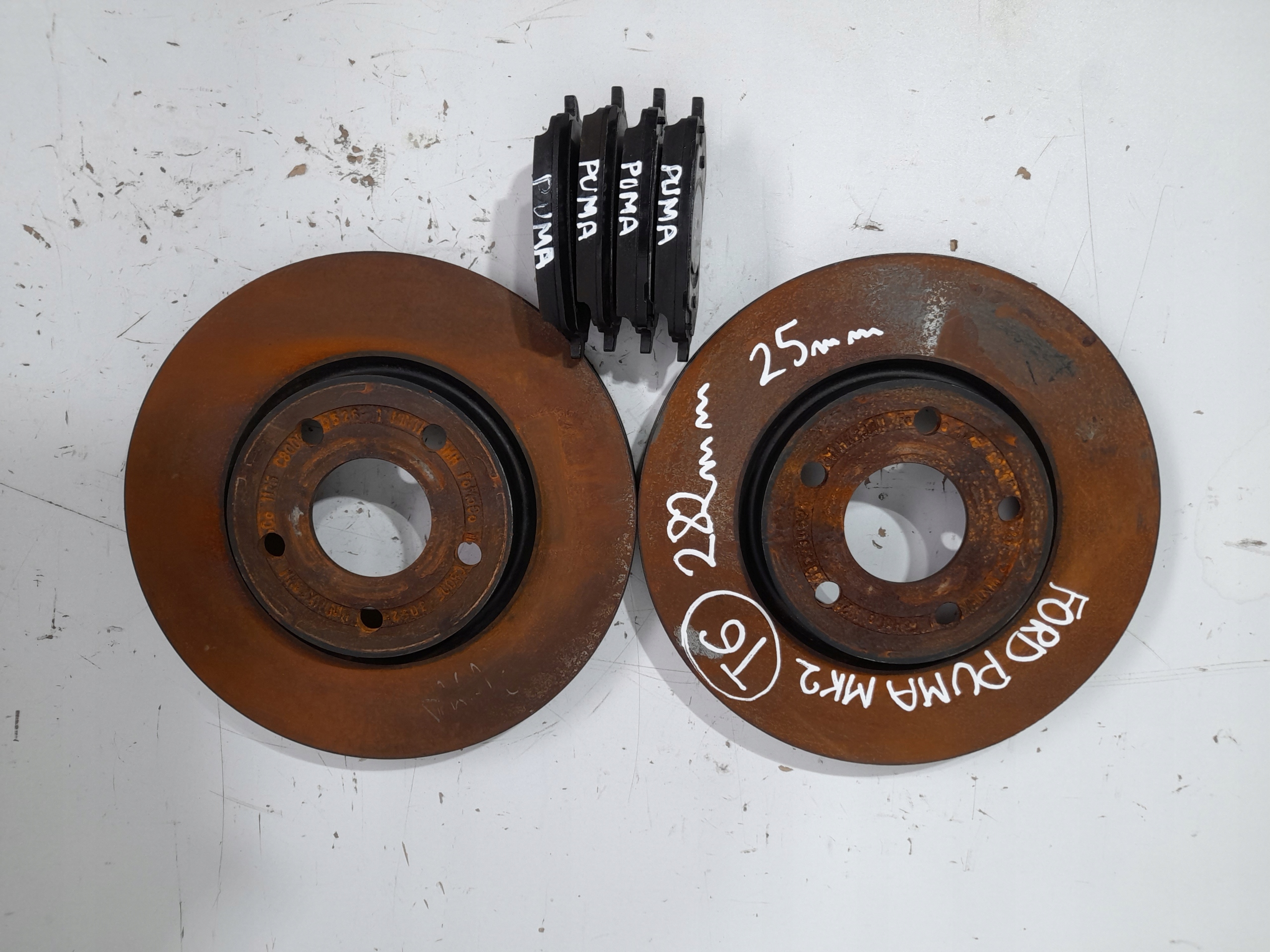 discs brake plates FORD PUMA MK2 (T6)