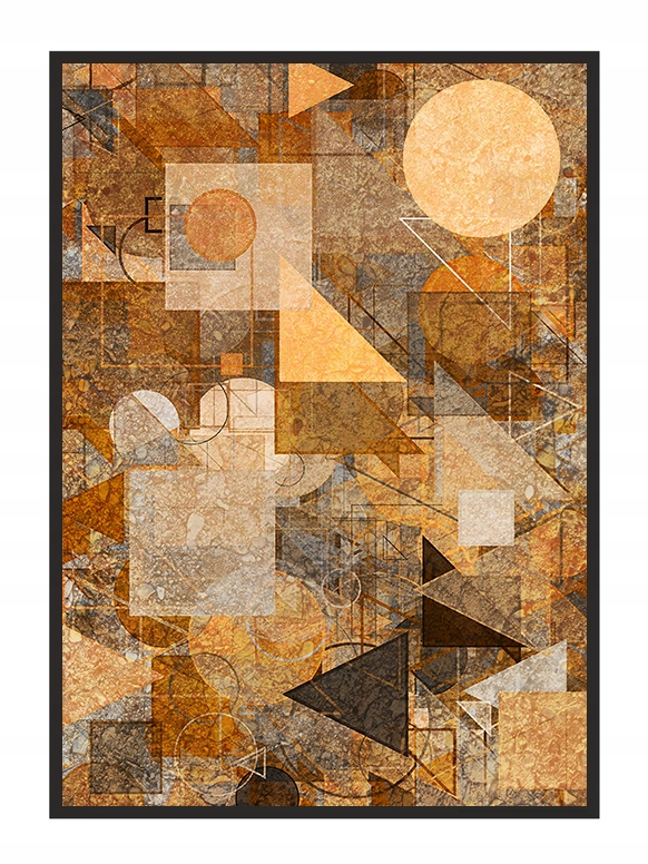 

Obraz Plakat W Ramie 43x33 cm Geometria Pion P618