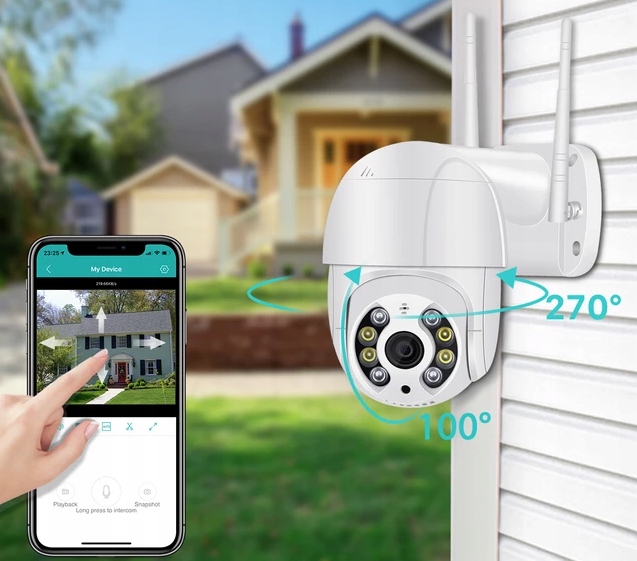 OBROTOWA KAMERA ZEWNĘTRZNA KOPUŁOWA WIFI ZOOM 4X Marka A-Tion