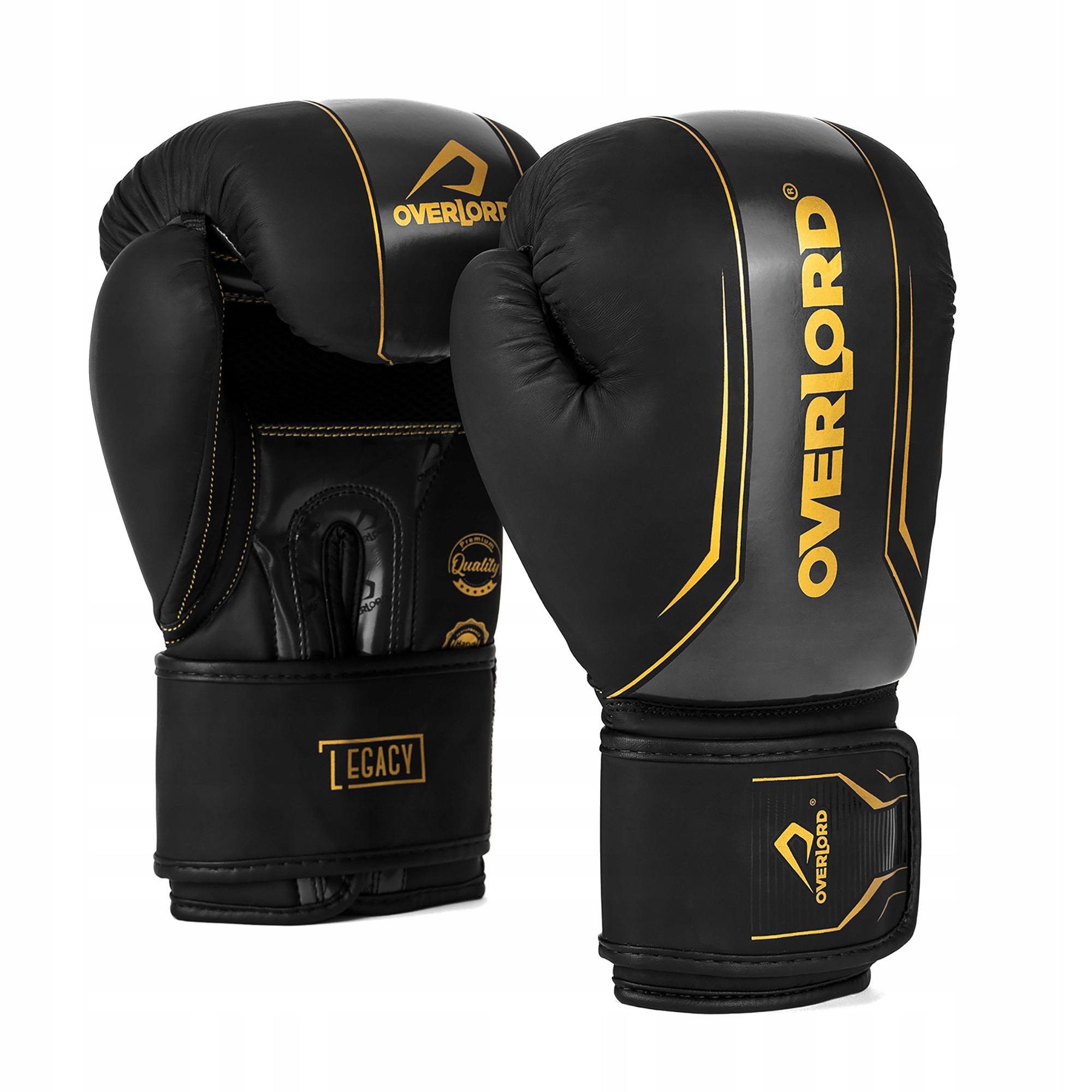 Rękawice grapplingowe Overlord Mma Legacy czarny L