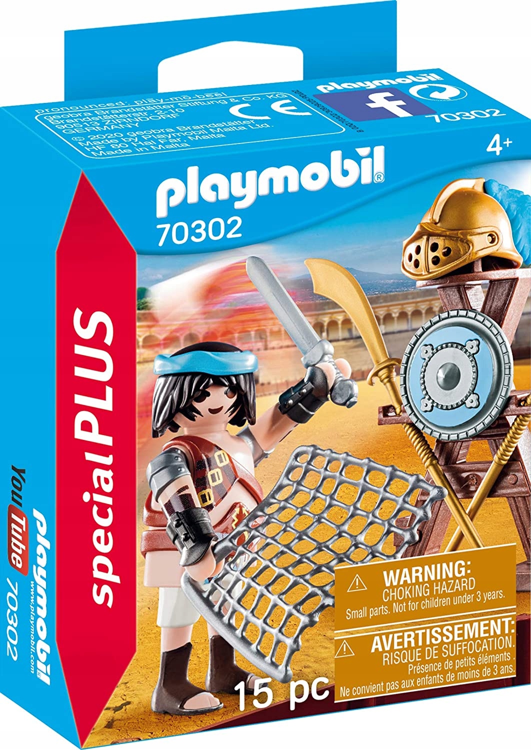 

Playmobil Klocki History Gladiator +bronie 70302