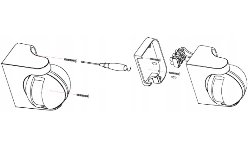 ŚCIENNY CZUJNIK RUCHU ZMIERZCHU PIR ZEWNĘTRZNY LED NATYNKOWY CZUJKA SENSOR Stan opakowania oryginalne