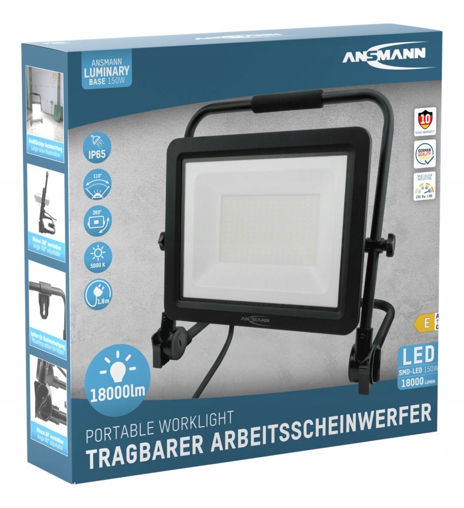 Pracovný reflektor Ansmann FL150WAC 15000lm 230V