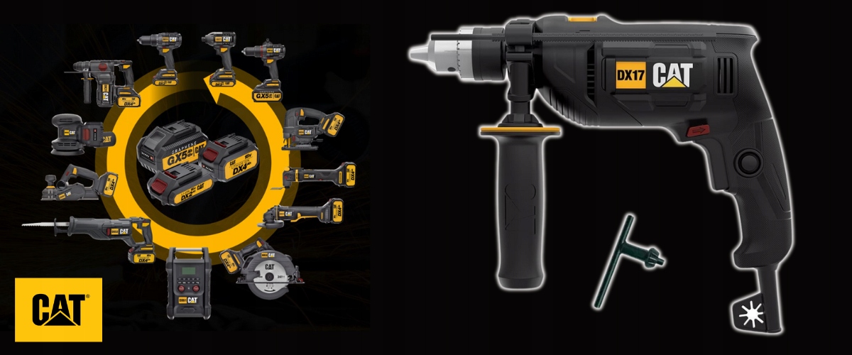 CAT WIERTARKA UDAROWA 750W Typ wiertarka