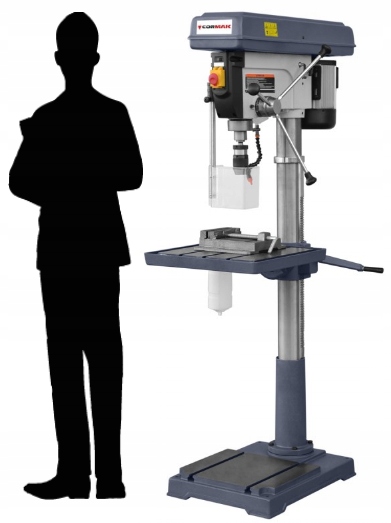 WIERTARKA STOŁOWA SŁUPOWA KOLUMNOWA CORMAK 32 mm PRZEMYSŁOWA Prędkość obrotowa 3480 obr./min