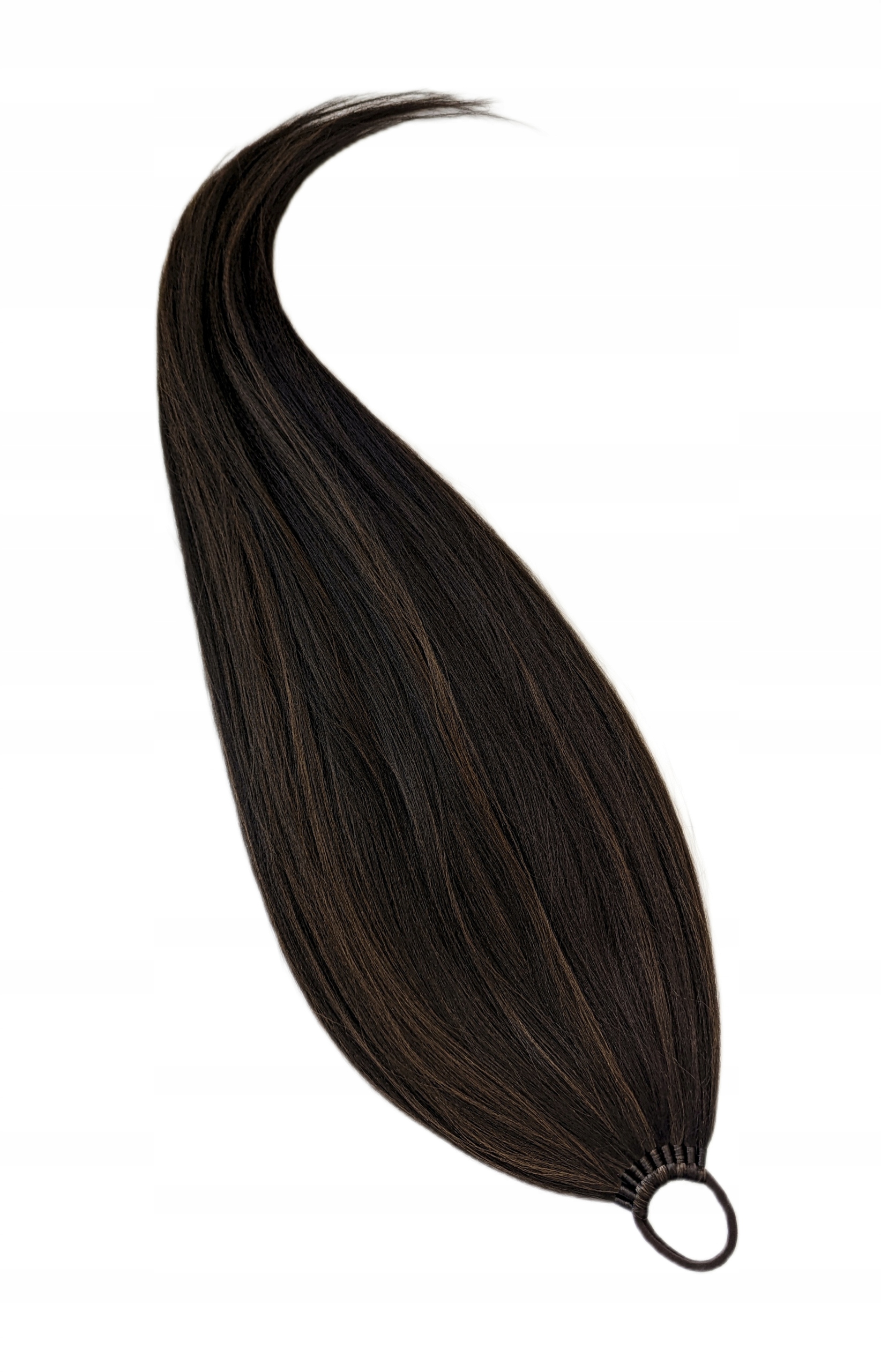 Připínací poník na gumičce, Příčesek, hnědý, Okouzlující Brunetka, 40 cm