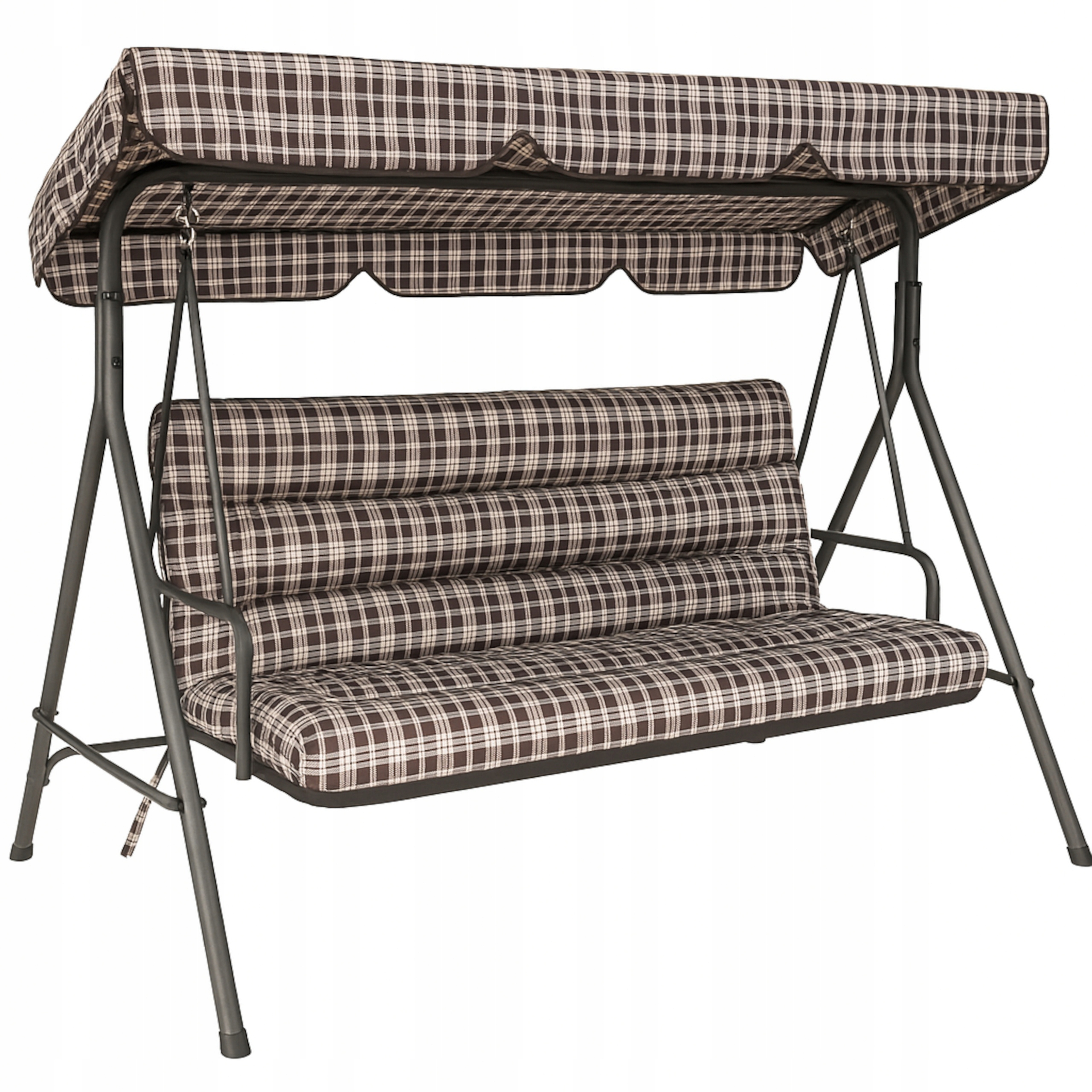 Poduška na hojdačku alebo záhradnú lavičku, hrubá, vodotesná, vankúš 150 cm