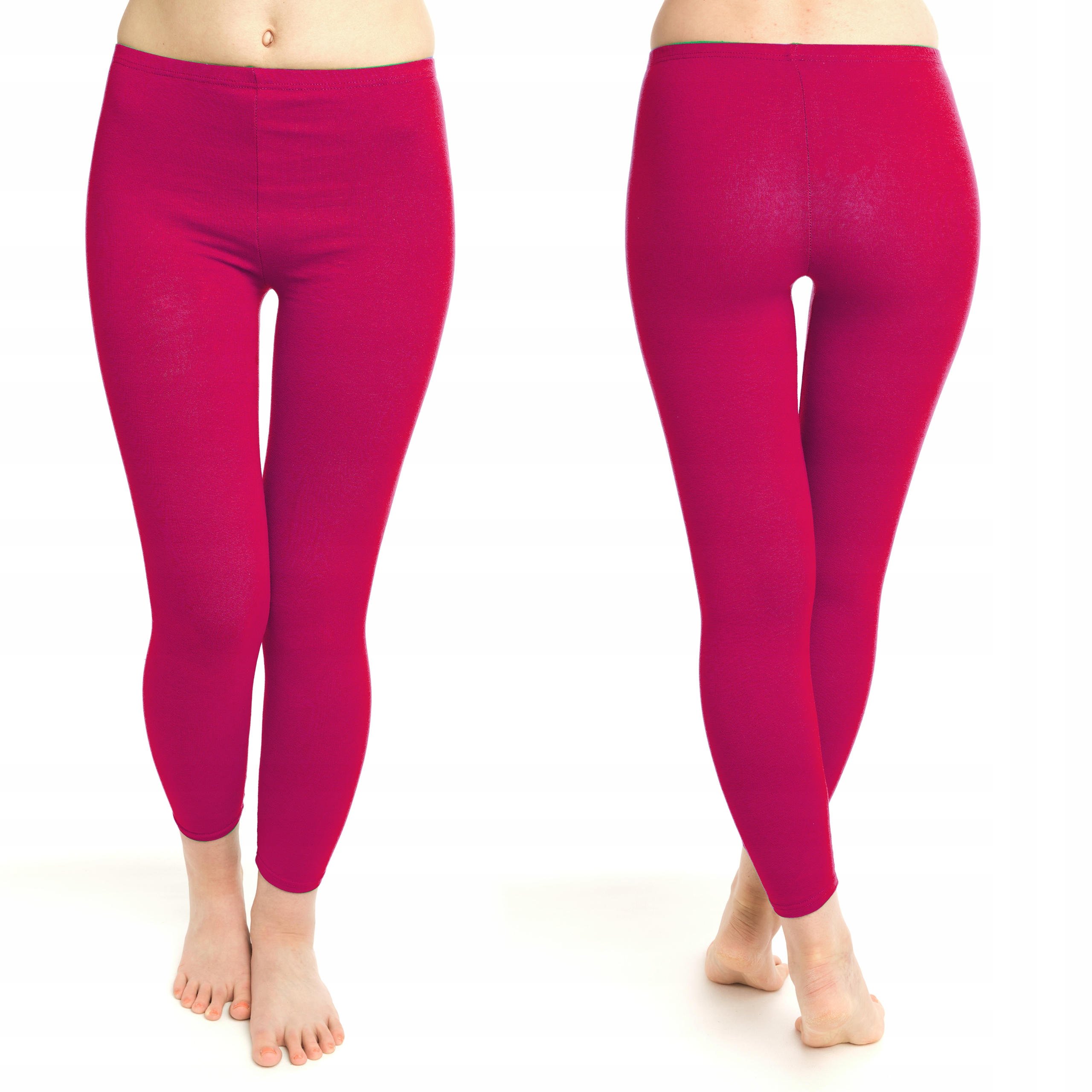 LEGGINSY GETRY LEGINSY POLSKIE L 40 BAWEŁNA Róż