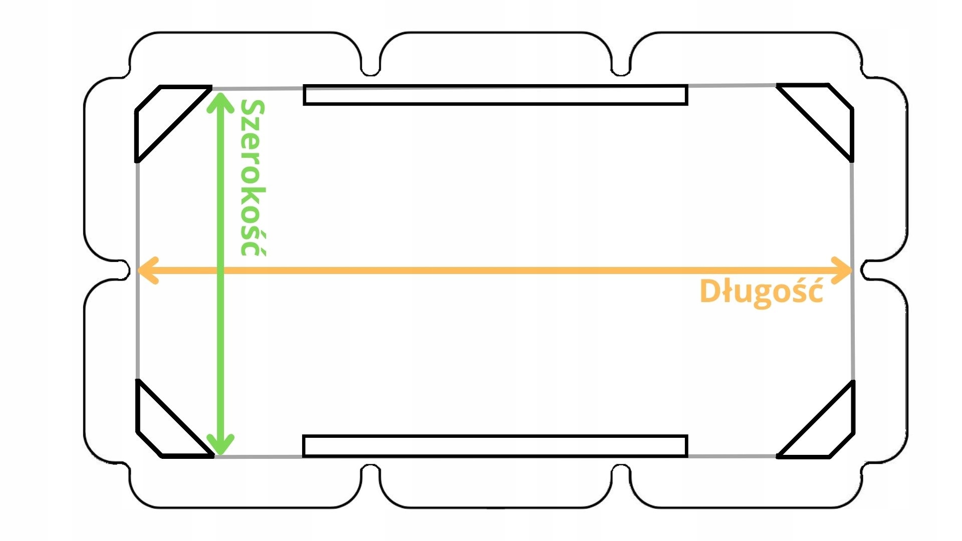 DASZEK DACH NA HUŚTAWKĘ OGRODOWĄ 175 x 120 Producent P.P.H.U. Zofia Wykręt