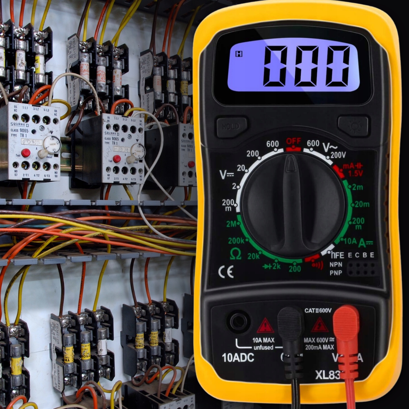 PROFESJONALNY MIERNIK PRĄDU DO MIERZENIA AMPEROMIERZ CYFROWY LCD UNIWERSALN Marka Xtreme