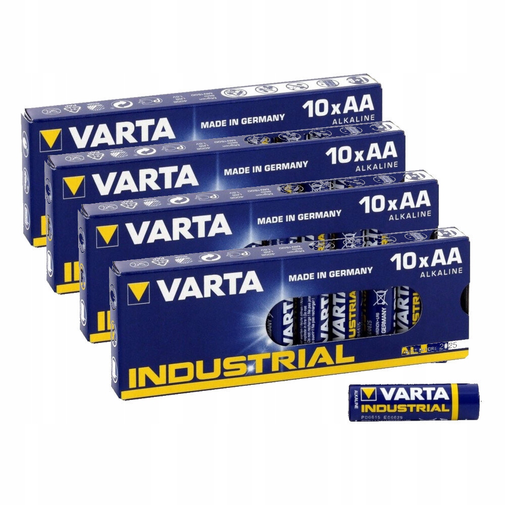 

Baterie Varta Industrial LR6 Aa 40 Szt Przemysłowe