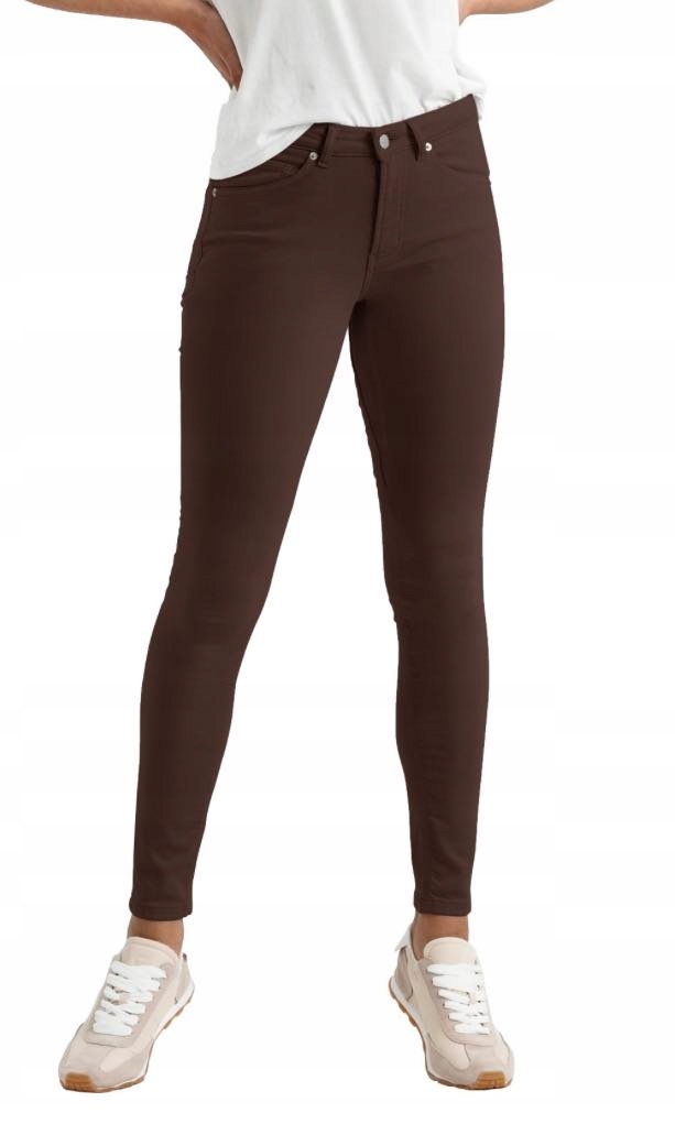 Dámské kalhoty Duer vysoké kvality elastické Slim straight Akce vel.27/30