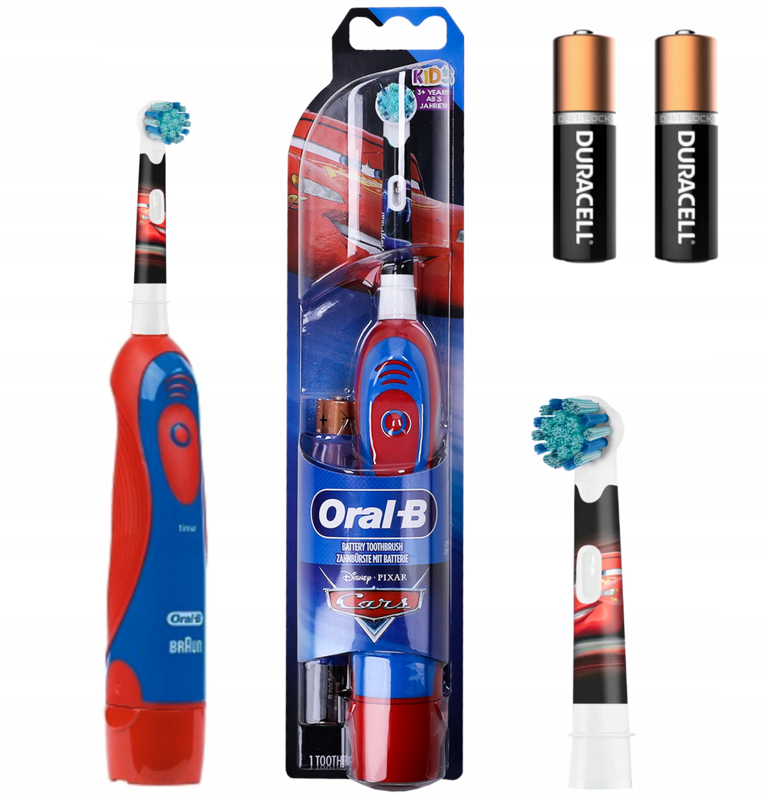 

Szczoteczka Elektryczna Oralb Dzieci Auta Końcówka