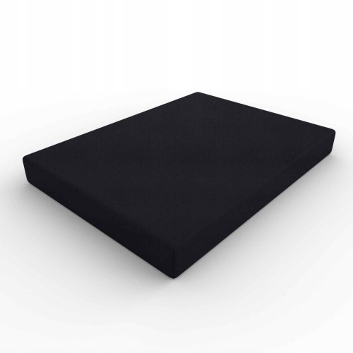 

Prześcieradło Z Gumką 140X200 Czarny jersey Czarne