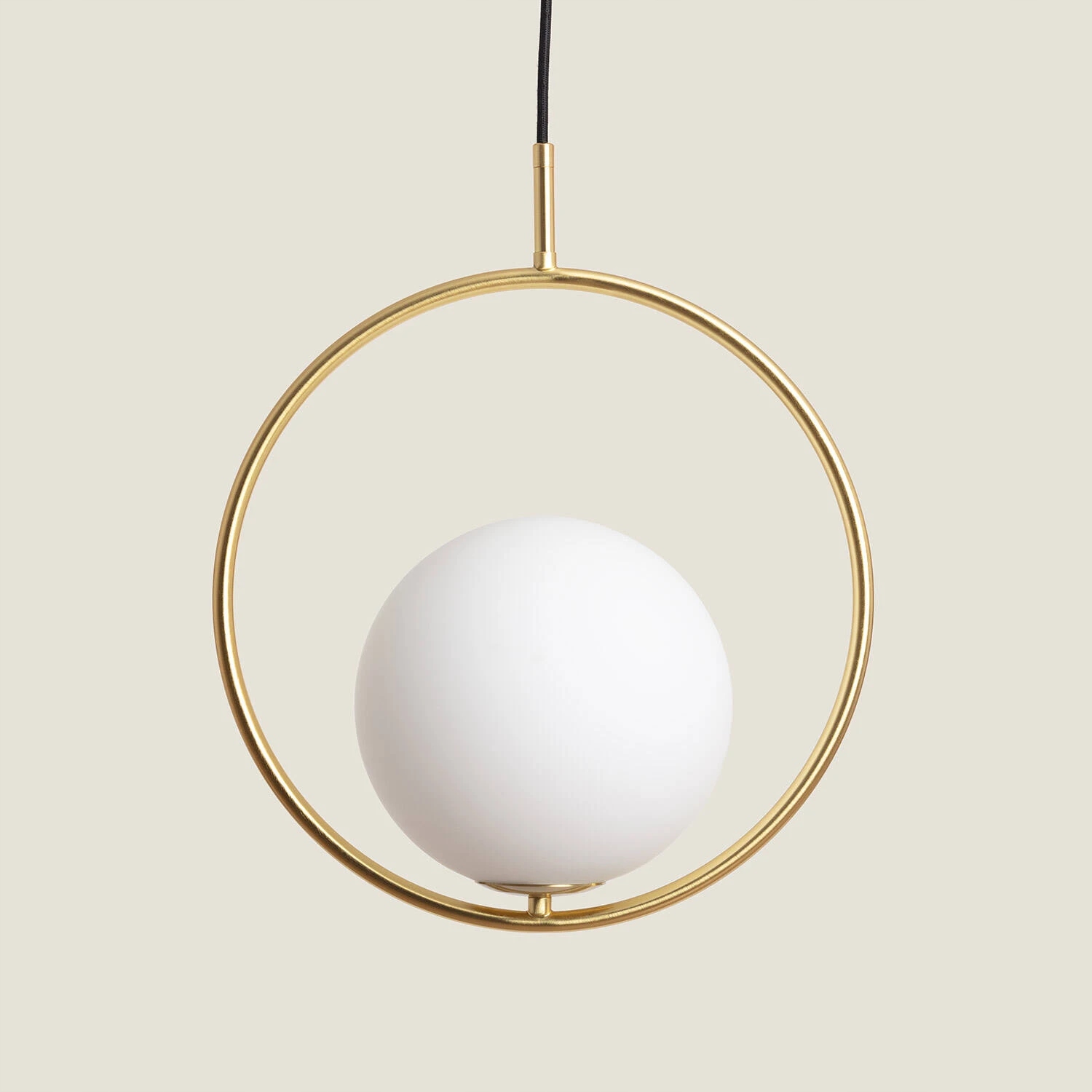 Závěsná lampa z kovu a skla Moonlight Diplo