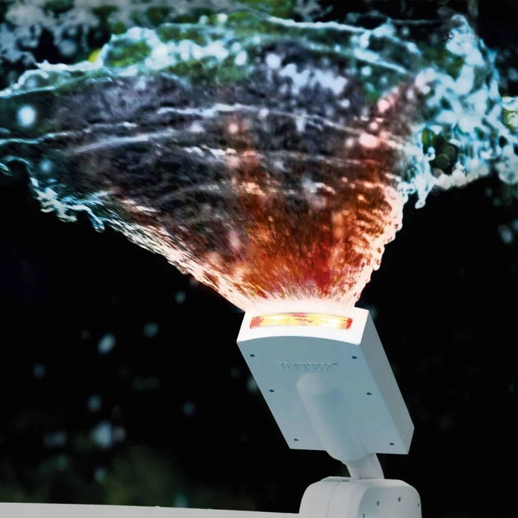 Kolorowa Fontanna Kaskada Wodna Lampka Oświetlenie LED Basenu INTEX 28089 Waga produktu z opakowaniem jednostkowym 2 kg