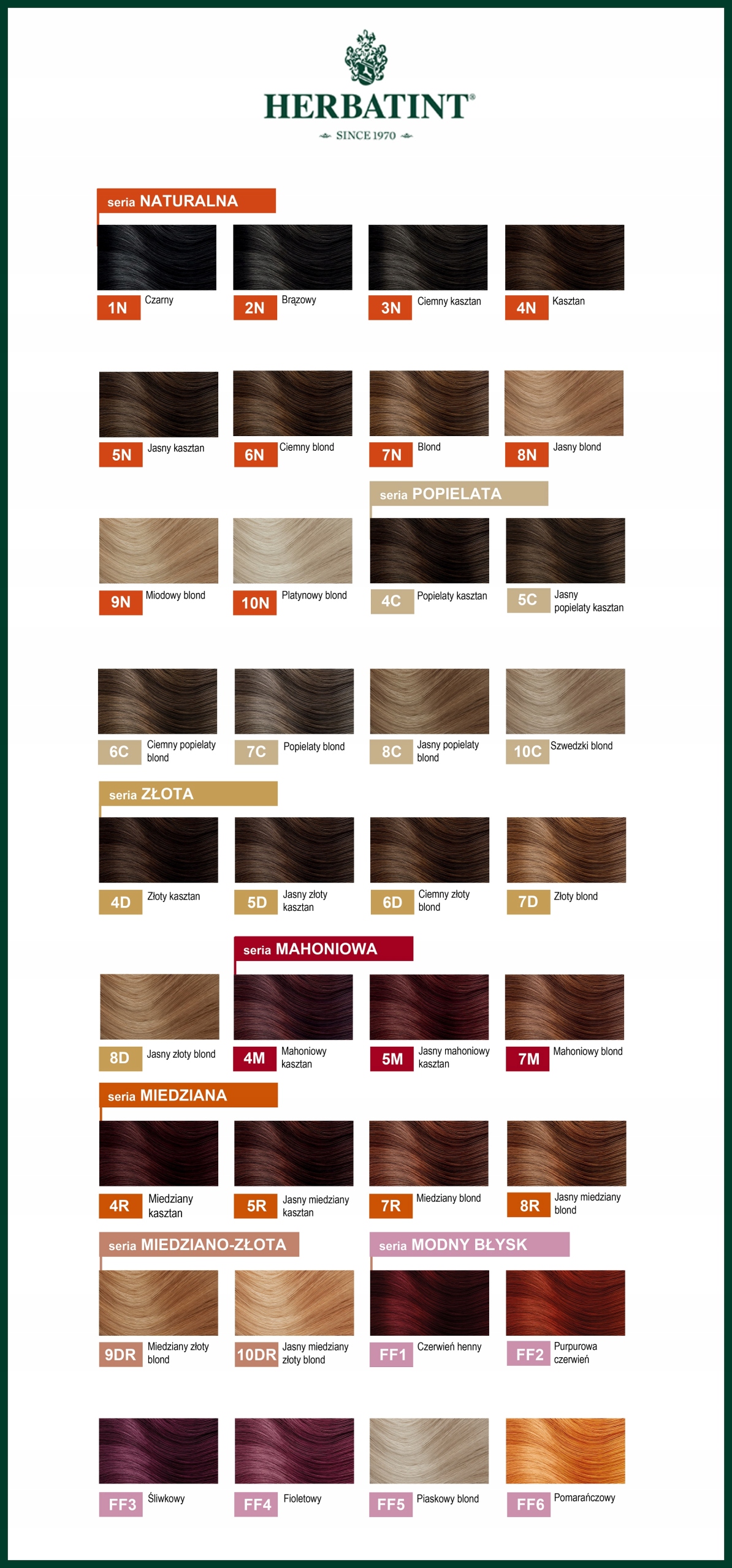 HERBATINT FARBA DO WŁOSÓW 10C SZWEDZKI BLOND Marka Herbatint