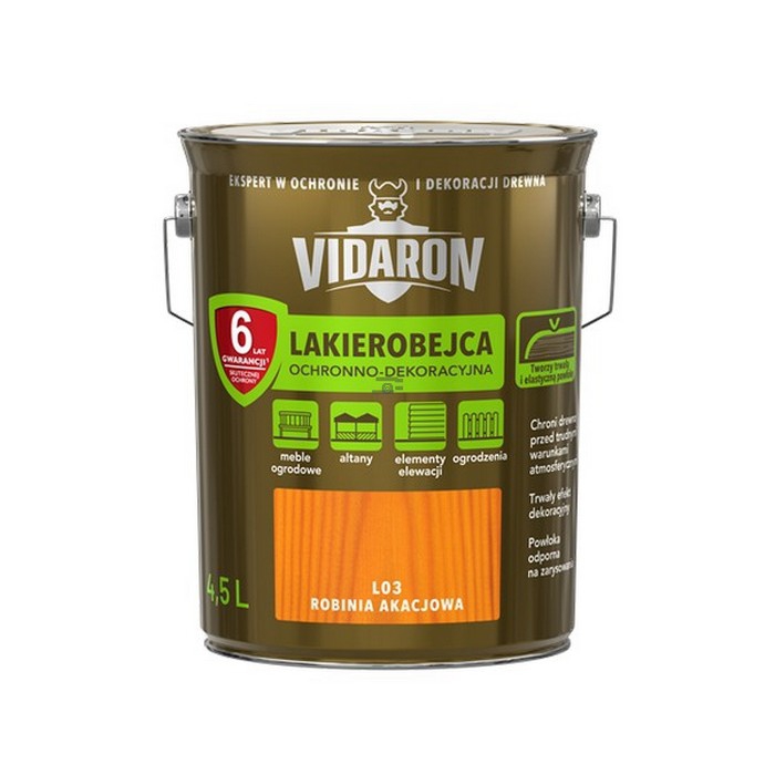 Vidaron Lakierobejca 4,5L L03 Robinia Akacjowa do drewna
