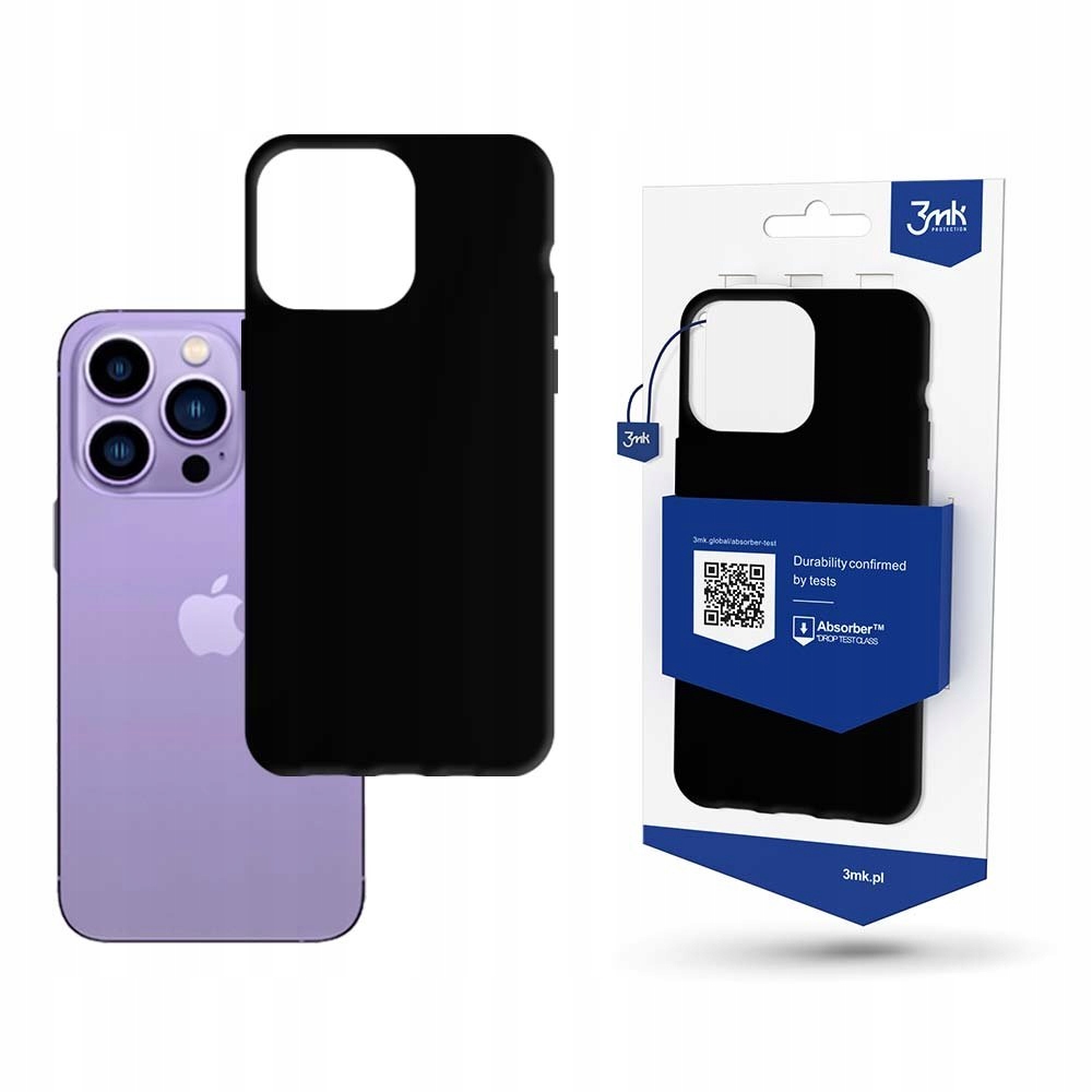 Etui 3mk Matt Case na iPhone 14 Pro czarne 3mk Protection