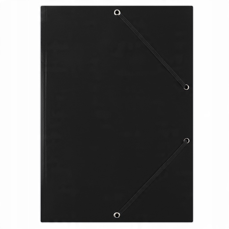 

Teczka z gumką karton A4 400gsm 3-skrz czarna