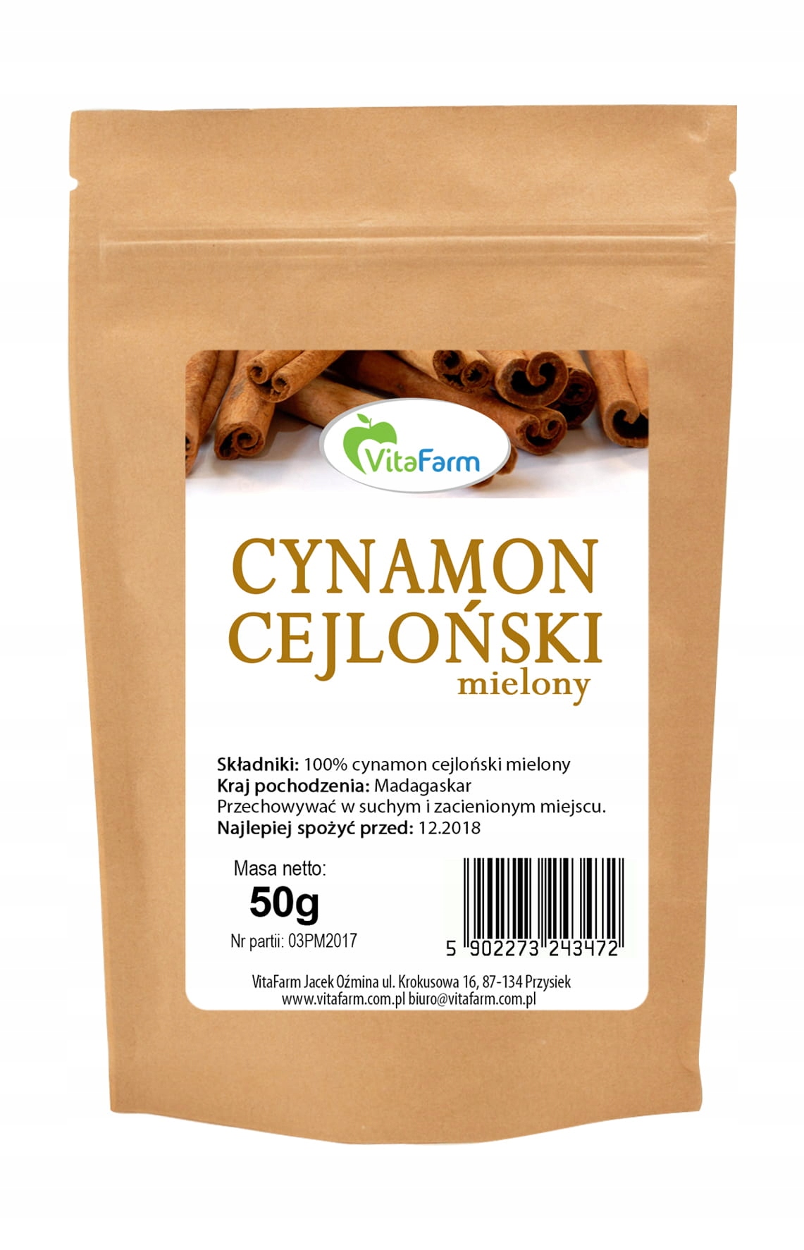 Cynamon VitaFarm 50 g