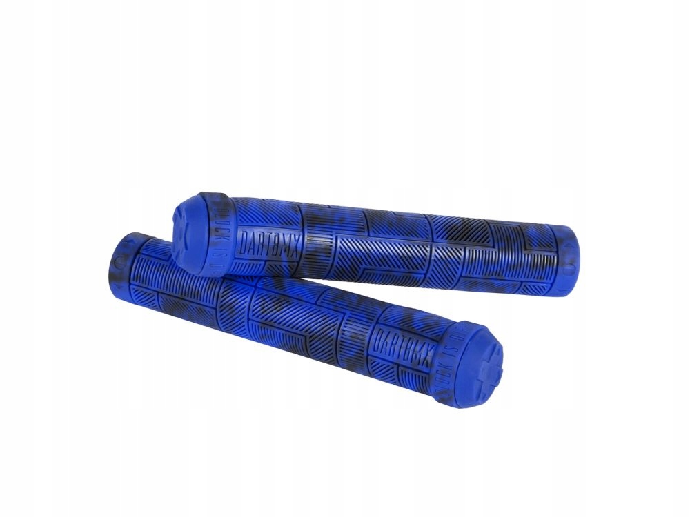 Gripy rowerowe Dartmoor Block 155mm niebiesko czarne gumowe na Bmx Mtb Dh