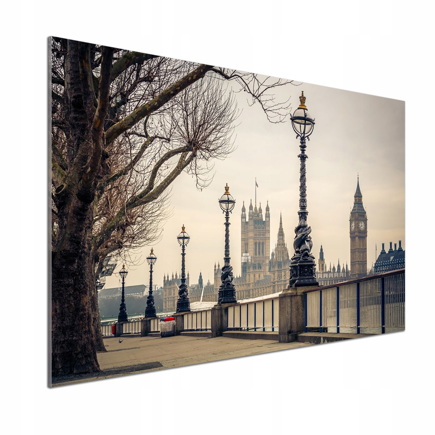 Panel do kuchyne Londýn na jeseň 100x70 cm Lepidlo