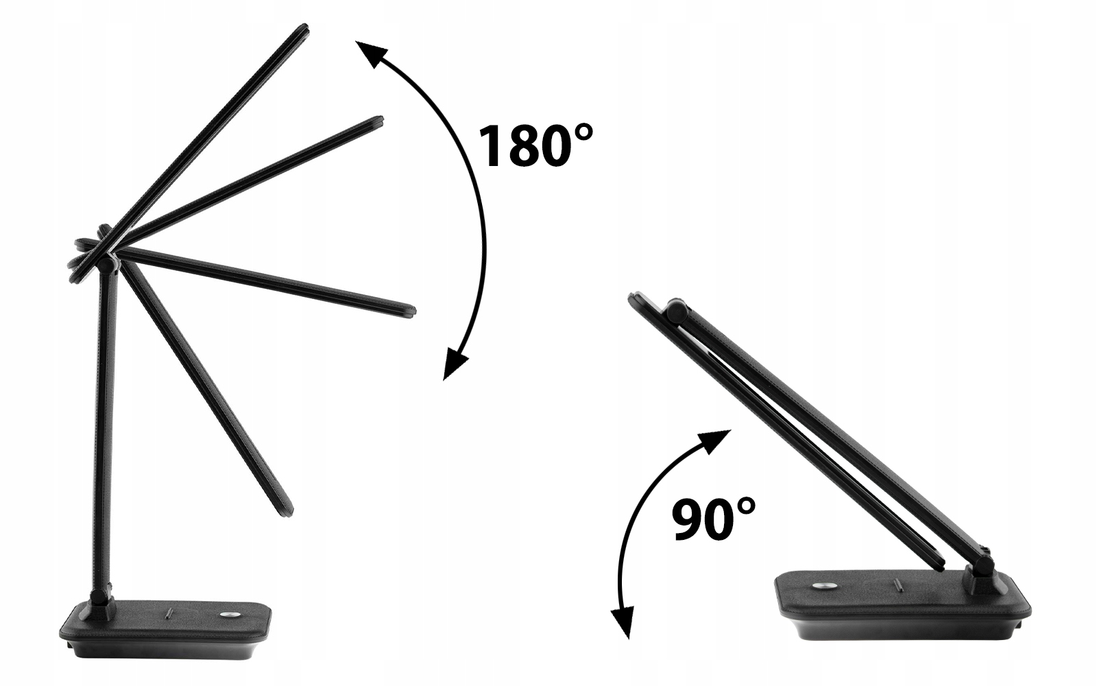 Lampka Biurkowa Nocna LED Szkolna na Biurko 8W CCT Średnica/szerokość klosza 17 cm