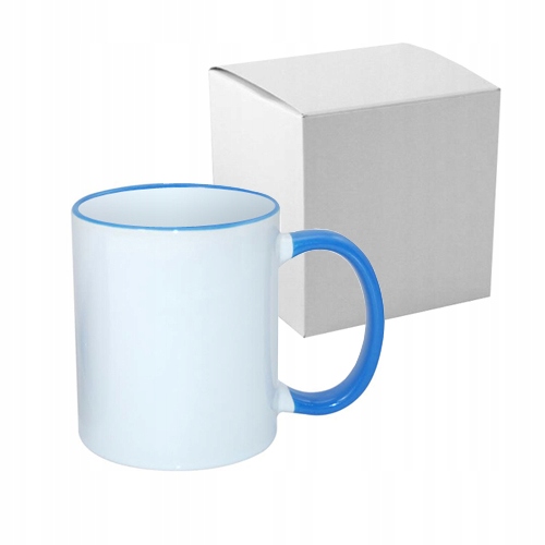 

Kubek 330ml Eco z Niebieskim Uszkiem Sublimacja