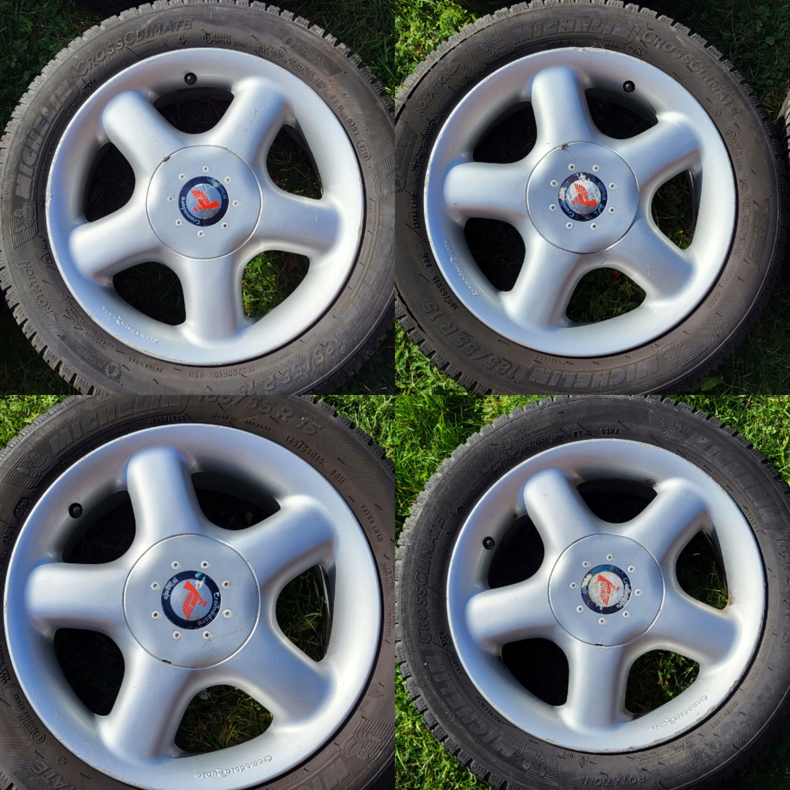 FELGI ALUMINIOWE Z OPONAMI CROMODORA RUOTE 15^ Marka opon Michelin