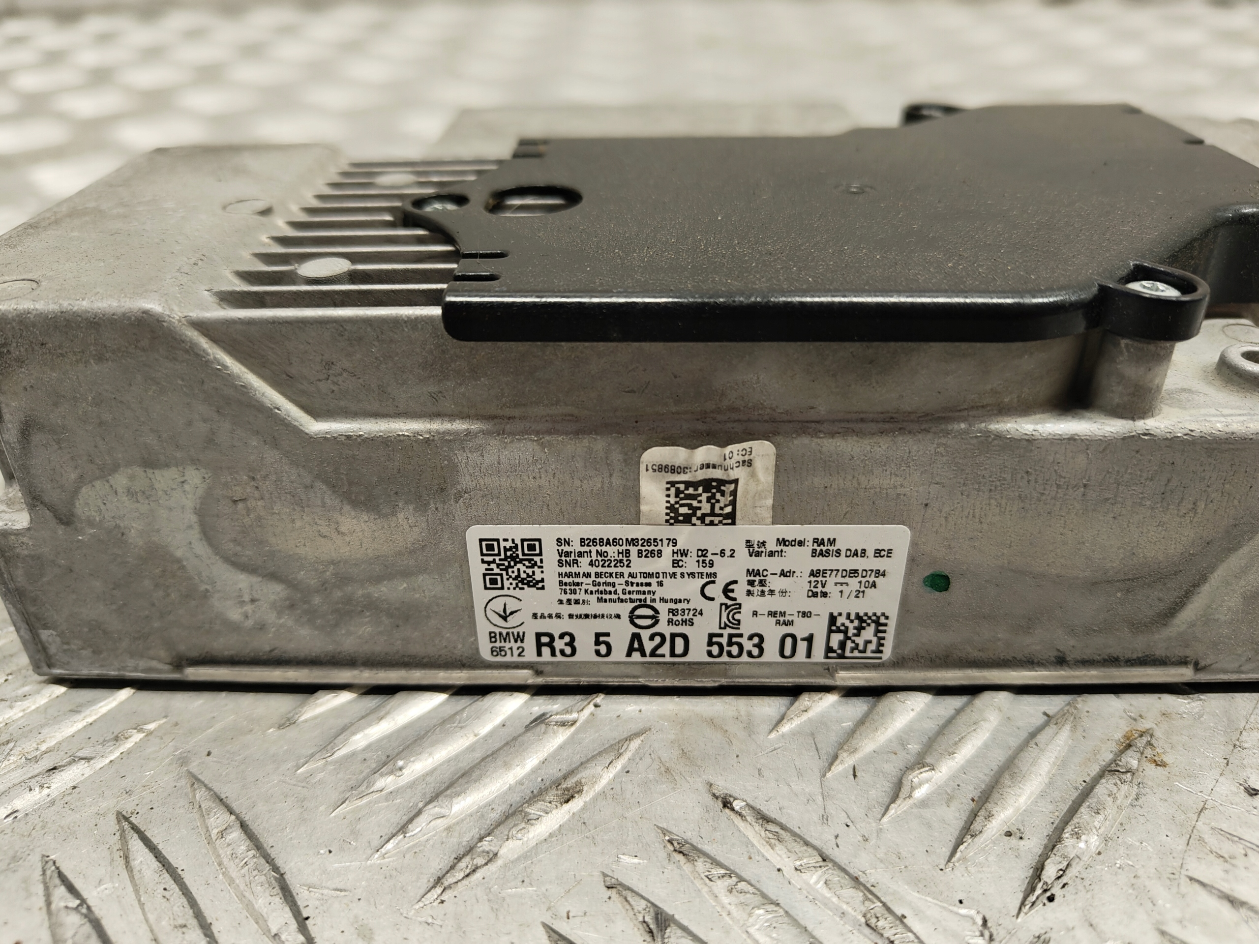 BMW 1 F40 amplifier AUDIO 5A2D553