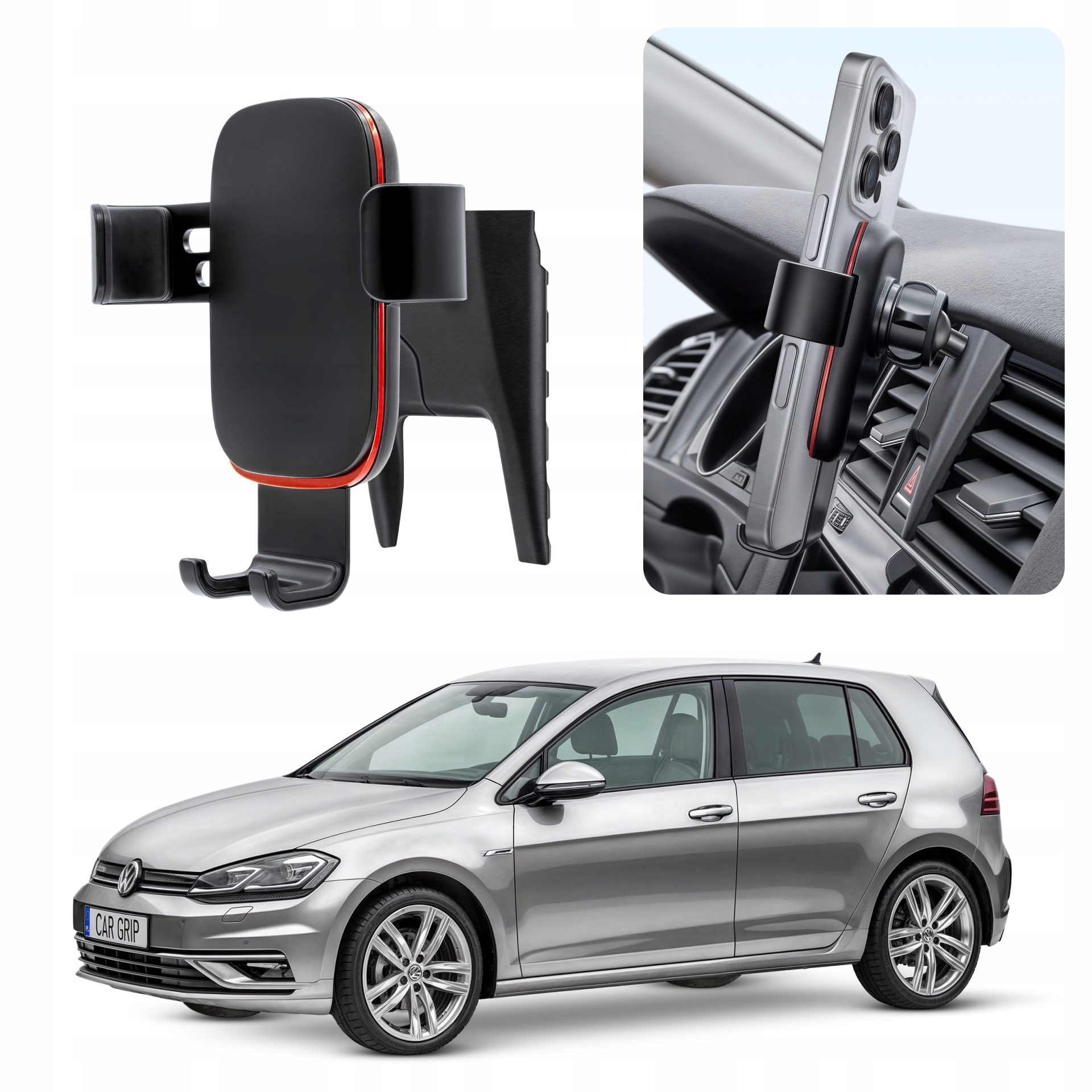 Uchwyt Grawitacyjny Premium dedykowany do Volkswagen Golf VII 7