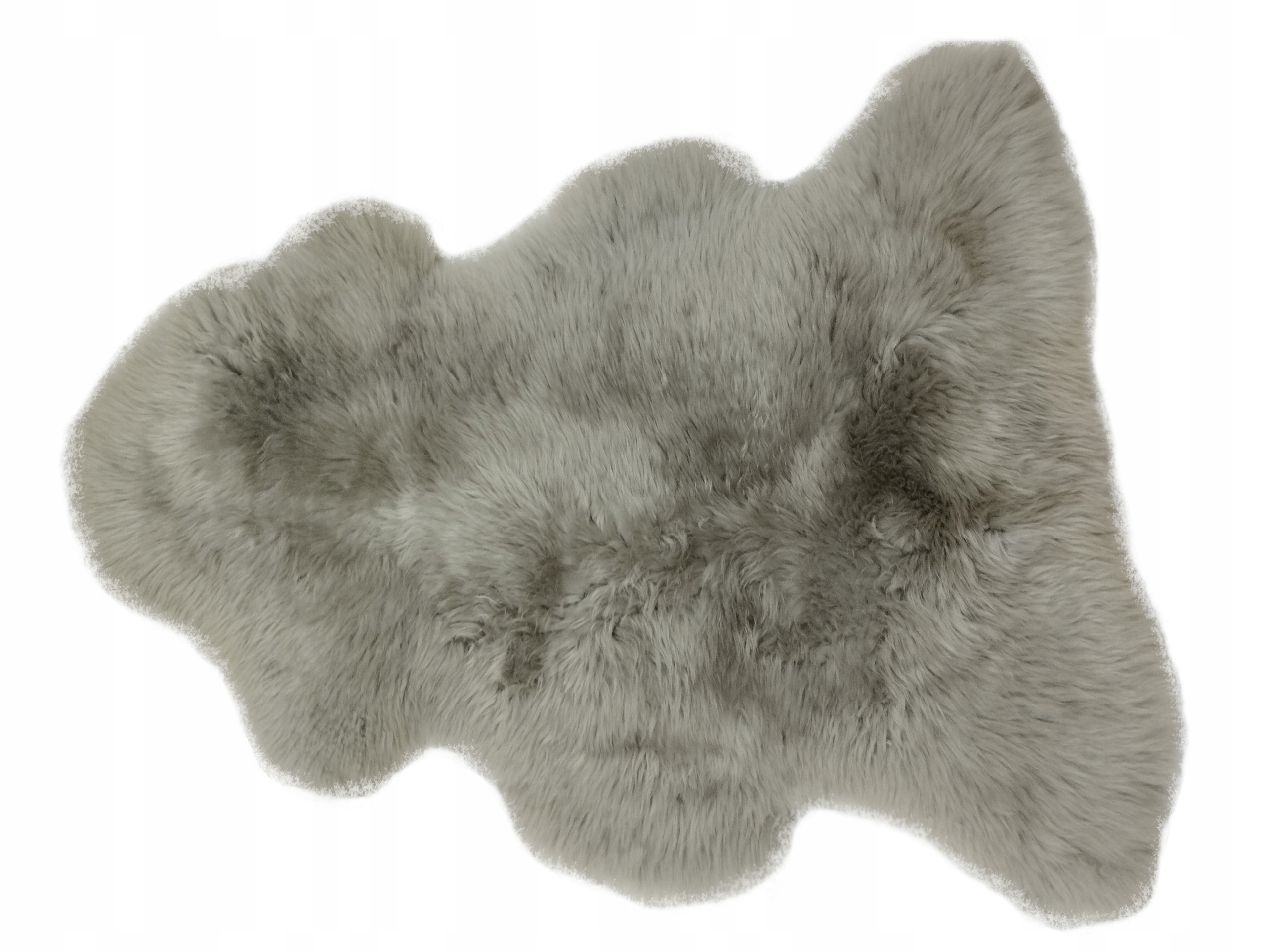 Ovčia koža šedá prírodná popolavá stredná M