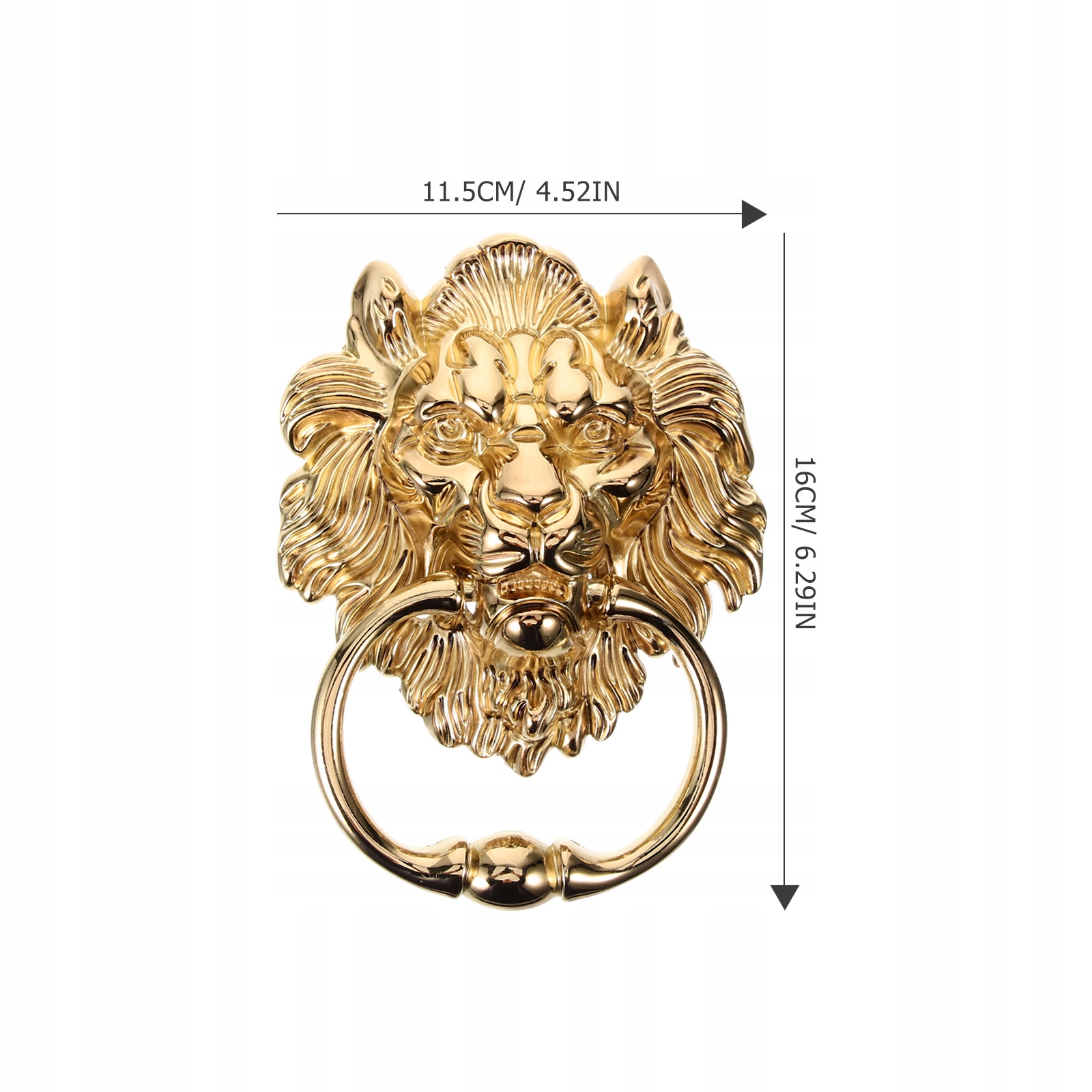 UCHWYT DRZWIOWY Z LWIM GŁOWĄ STYL VINTAGE OTWIERACZ DO DRZWI Marka bez marki