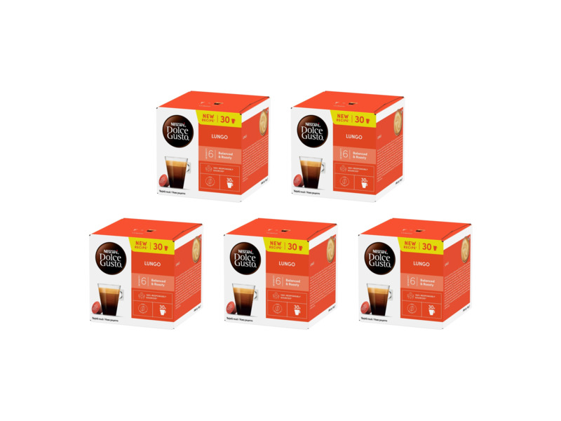 Kapsułki Nescafe Lungo do ekspresu Nescafe Dolce Gusto 5x30szt.