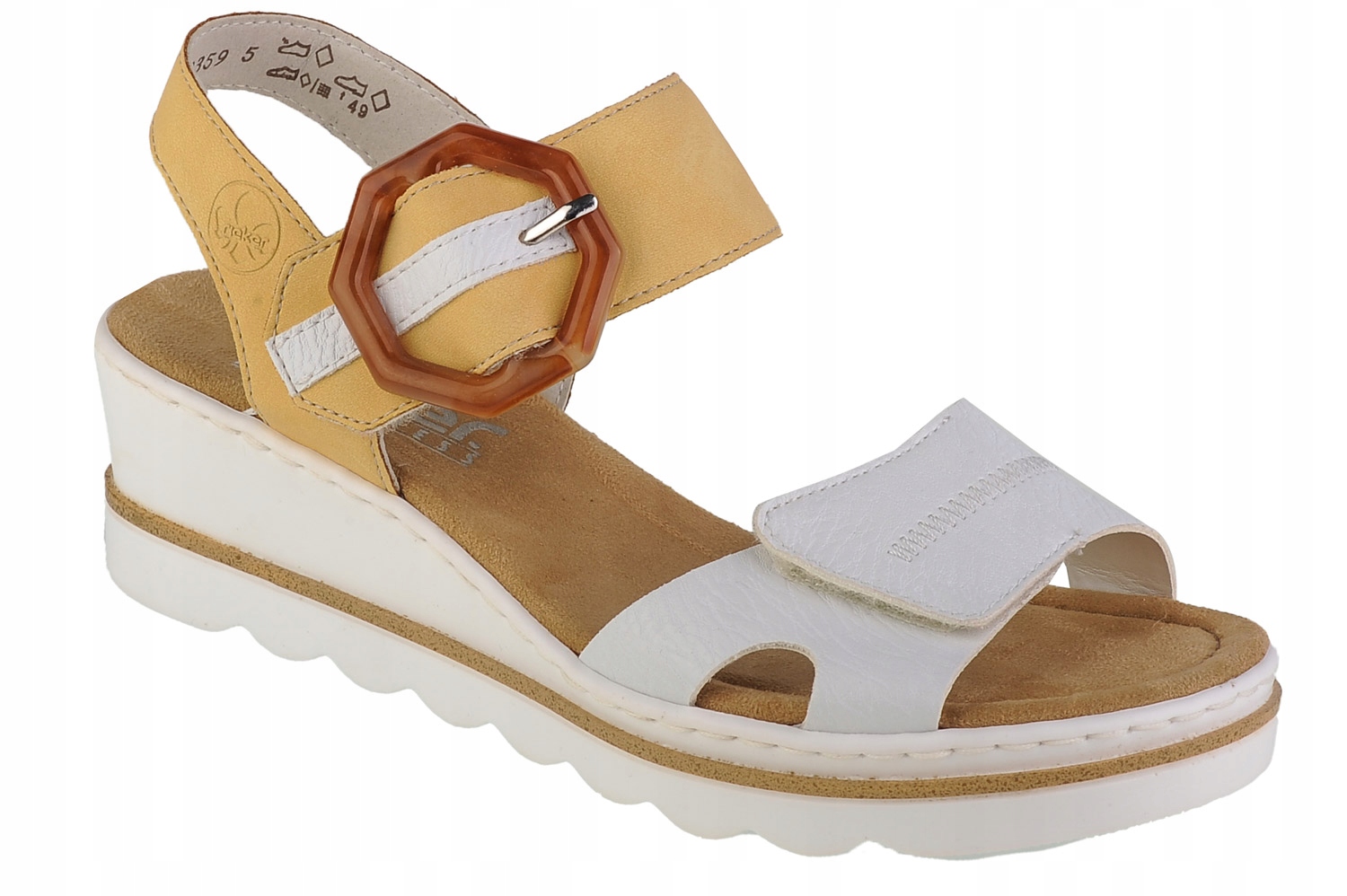 Rieker Sandals [41] Dámské sandály Bílé