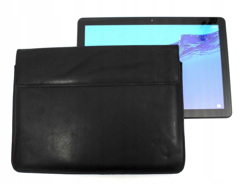 Etui do T-Mobile T Tablet 2 Revvl Tab 2 z Klapką Skóra Naturalna czarne