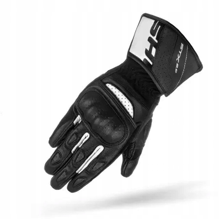 Dlhé kožené motocyklové rukavice Shima Stx 2.0 Men White M
