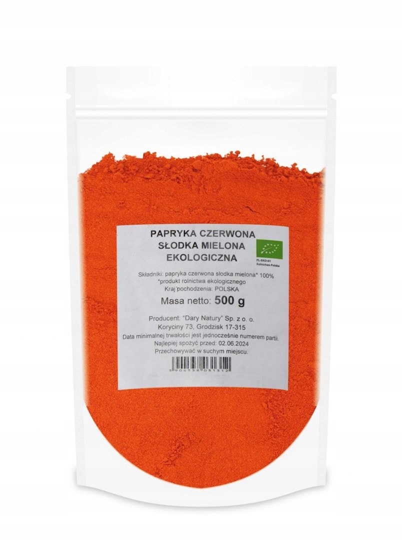 Levně Červená sladká paprika Dary Natury 510 g