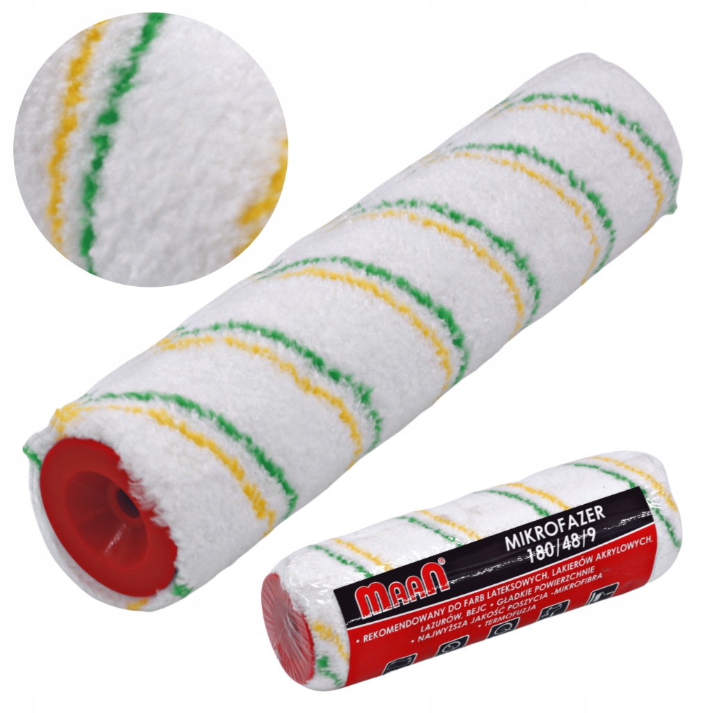 

Zapas Wałek Do Malowania Malarski Mikrofazer 180MM