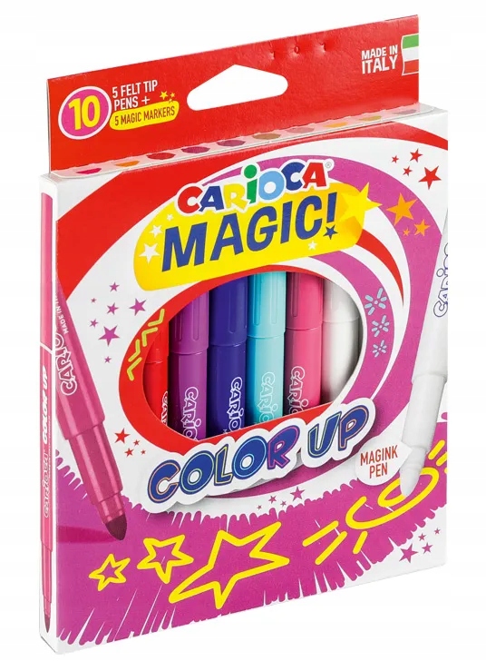 

Pisaki Carioca magiczne zmieniające kolor 5+5szt