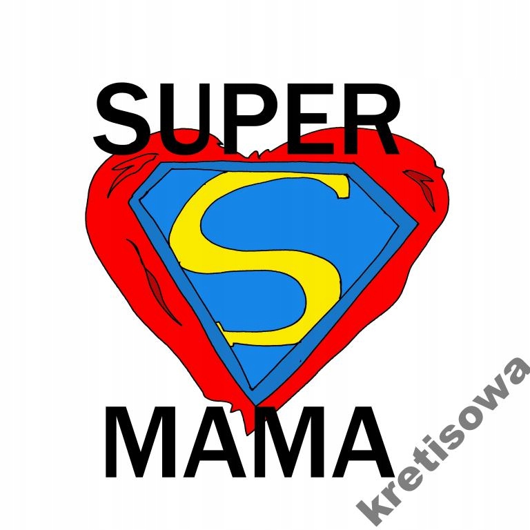 

Damska Koszulka Super Mama Córka Babcia s4b