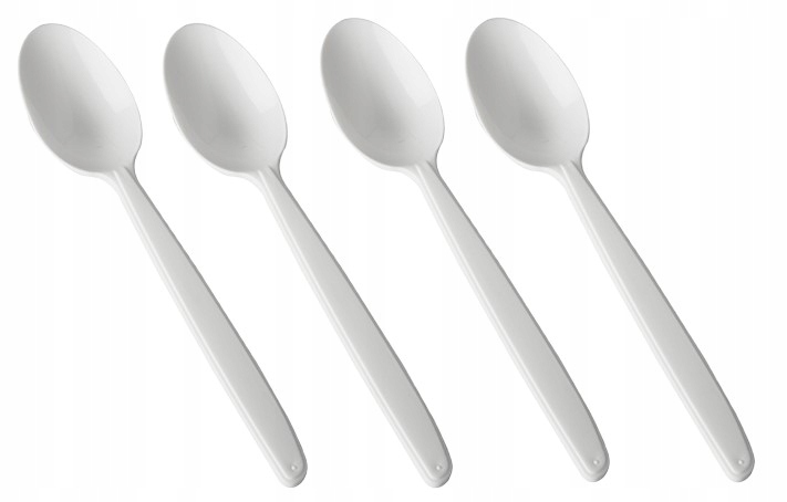 

Łyżki plastikowe białe Mocne do zmywarki 50szt
