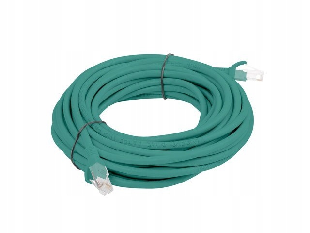 Lanberg Patchcord KAT.5E Ftp 10M Zielony Fluke Passed Lanberg