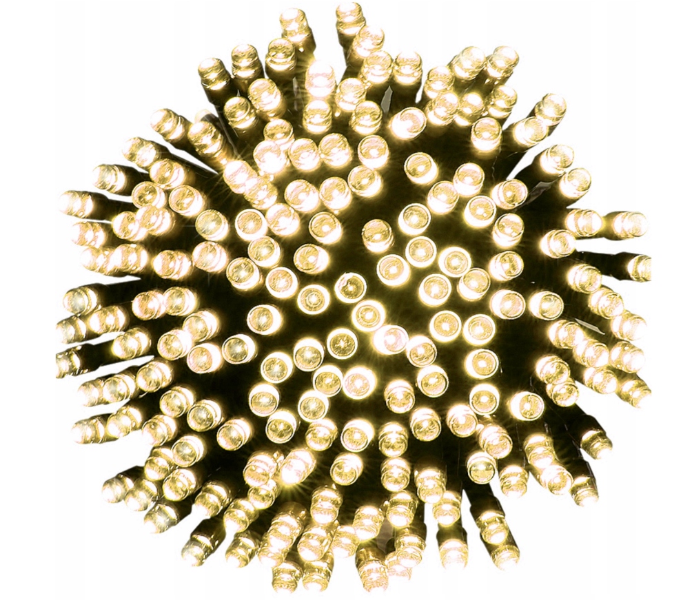 

Lampki Choinkowe 100 Led Zew/wew Białe Ciepłe 9,2M
